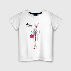 Детская футболка Крольчиха модница