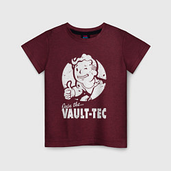 Детская футболка Vault boy - join the vault tec