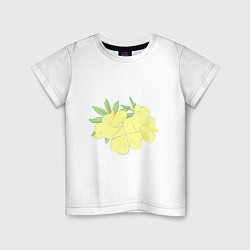 Детская футболка Желтые цветы