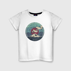 Детская футболка Гора Фудзи