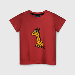 Детская футболка Игрушка жираф
