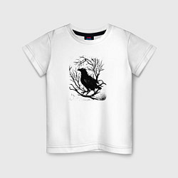 Детская футболка Черный ворон