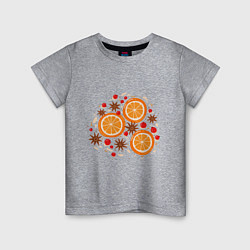 Детская футболка Дольки апельсинов