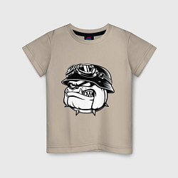 Детская футболка Evil bulldog head