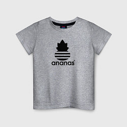 Футболка хлопковая детская Ananas - Adidas, цвет: меланж