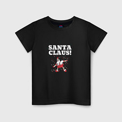 Детская футболка Санта в гирлянде