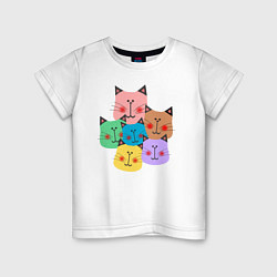 Детская футболка Забавные котики