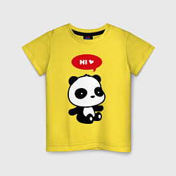 Детская футболка Милый маленький пандёныш
