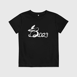Детская футболка 2023 - белая надпись