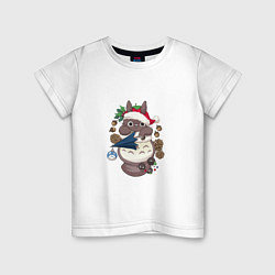 Детская футболка Новогодний малыш Тоторо