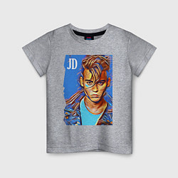 Детская футболка Джонни Депп - cool dude