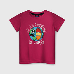 Детская футболка Что если всё торт