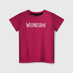 Детская футболка Wednesday Logo