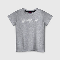 Детская футболка Wednesday Logo