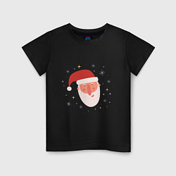 Детская футболка Голова Деда Мороза
