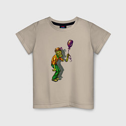 Детская футболка Зомби и шарик
