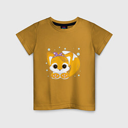 Детская футболка Милая лисичка