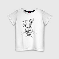 Детская футболка Унылый зайчара