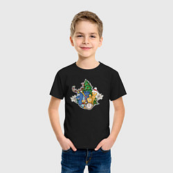 Футболка хлопковая детская InChess New Year Limited Edition 2023, цвет: черный — фото 2