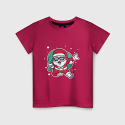 Детская футболка Snowy Santa