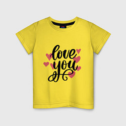 Детская футболка Love U