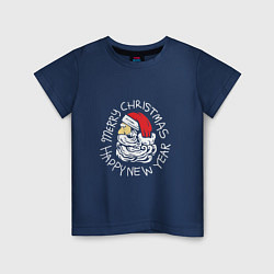 Детская футболка Santa new year