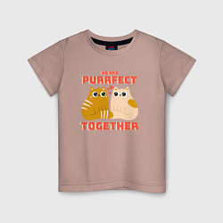 Детская футболка We are purrrfect together