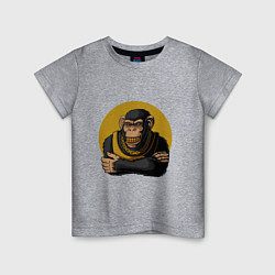 Детская футболка Реальный шимпанзе
