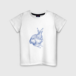 Детская футболка Водяной кролик без фона