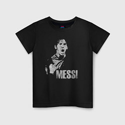 Детская футболка Leo Messi scream