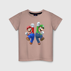 Детская футболка Марио и Луиджи