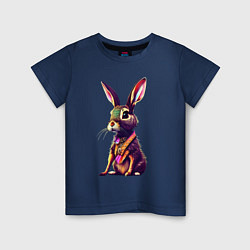 Детская футболка Кролик сидит