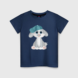 Детская футболка Зайка в кепке