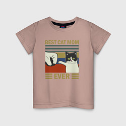 Детская футболка Лучшая мама котика на свете