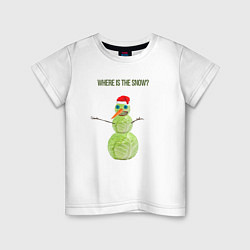 Детская футболка Снеговичок - Капустовичок