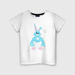 Детская футболка Косой кролик