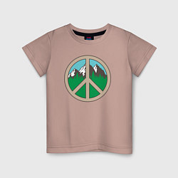 Детская футболка Peace nature