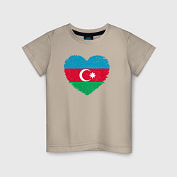 Детская футболка Сердце Азербайджана