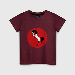 Детская футболка Японский конь