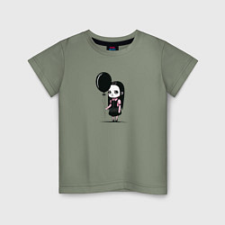 Детская футболка Мрачная девочка