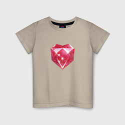 Детская футболка Рубиновое сердце