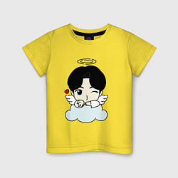 Детская футболка Jin - ангелочек из бтс
