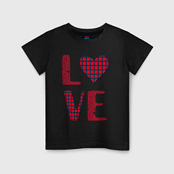 Детская футболка Любовь с сердцем