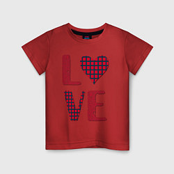 Детская футболка Любовь с сердцем