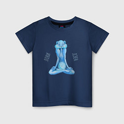 Детская футболка Медитирующий кролик