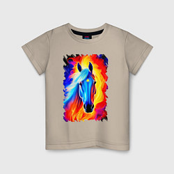 Детская футболка Огнегривый конь со звездой на лбу