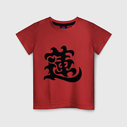 Детская футболка Японский иероглиф - Лотос