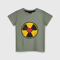 Детская футболка Радиация любви