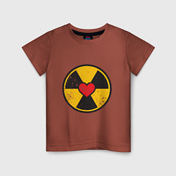 Детская футболка Радиация любви