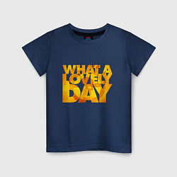 Детская футболка Какой прекрасный день